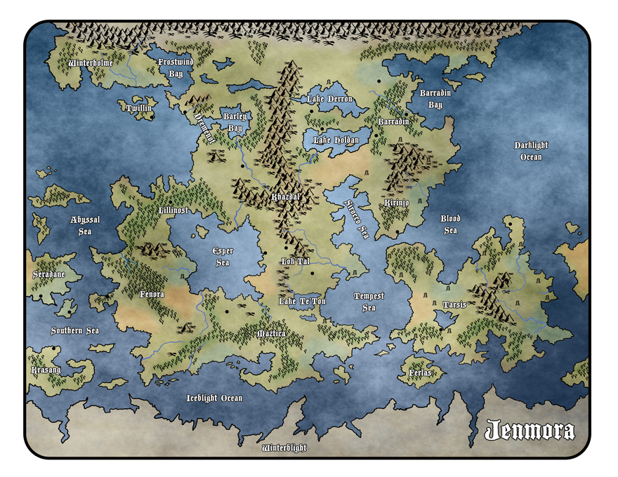 Map of Jenmora