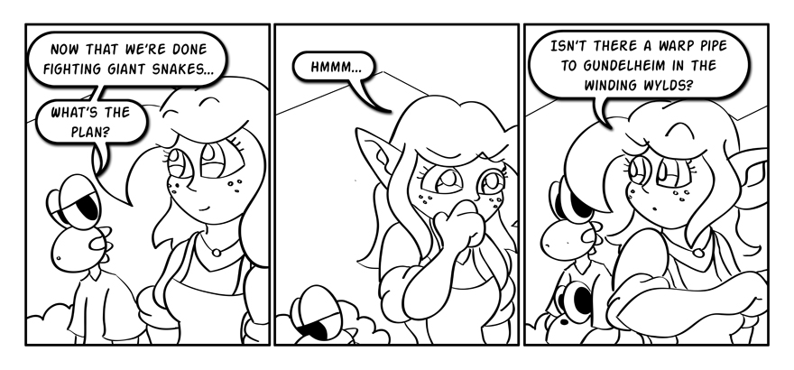 Fighting giant snakes is never part of the plan.