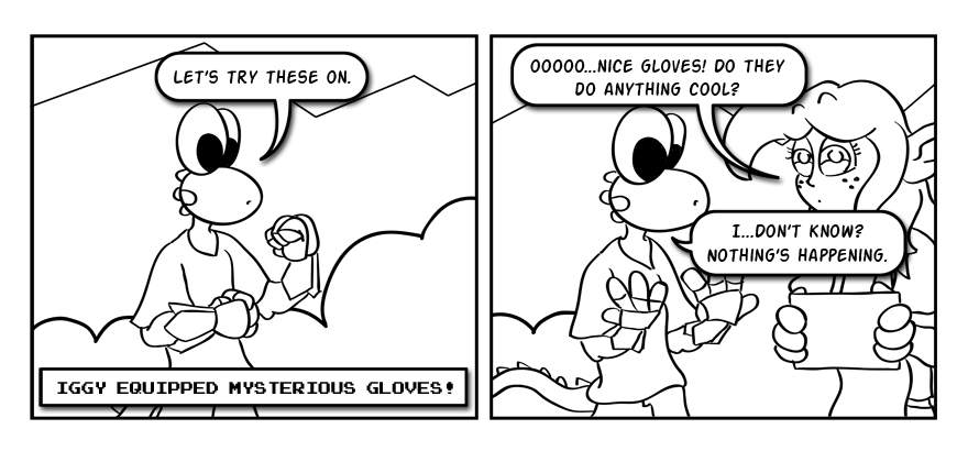 Swing them around to see if they're magical!