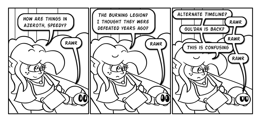 It's a bit timey-wimey.