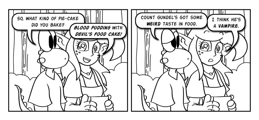 Get it? Blood Pudding? I crack myself up!