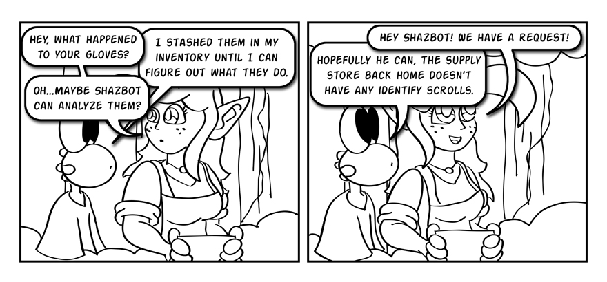 You always need scrolls of identification!