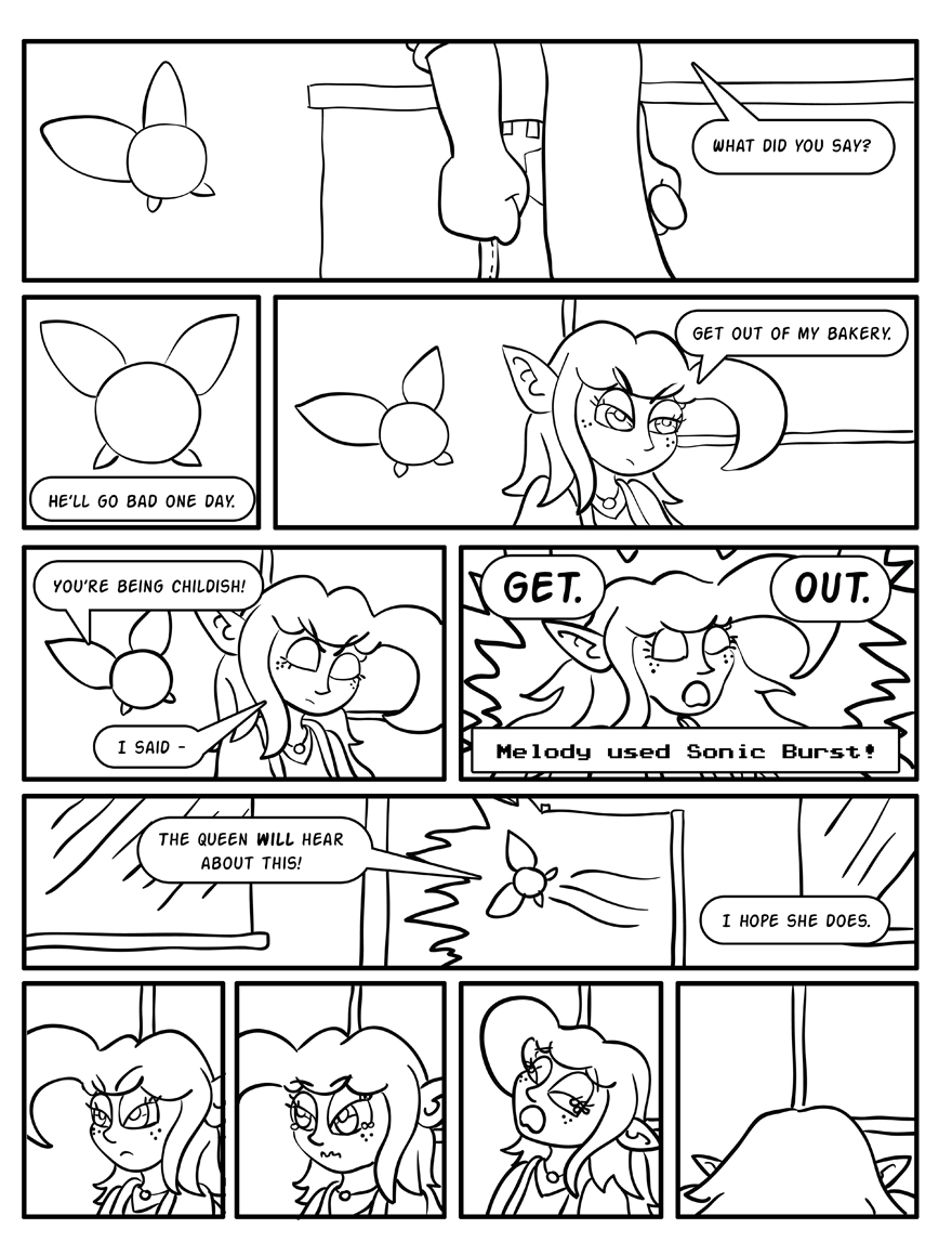 Melody's pushed too far.