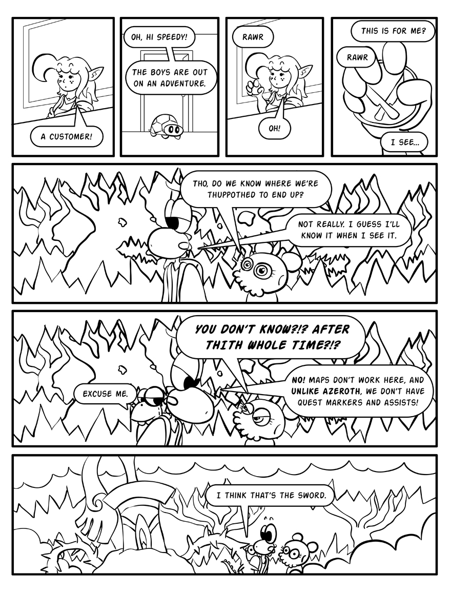 Mysterious sword and mysterious coin!