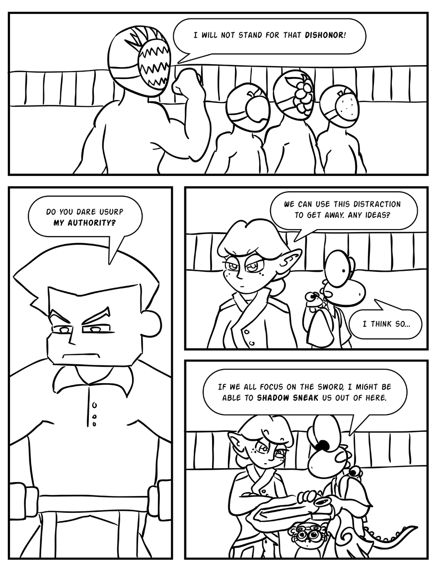 Pineapple Ninja cares about the honor of culinary battle.