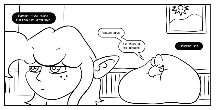 Bean bags are a most diabolical trap.