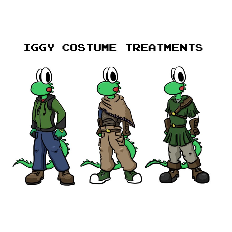Iggy Costume Treatment