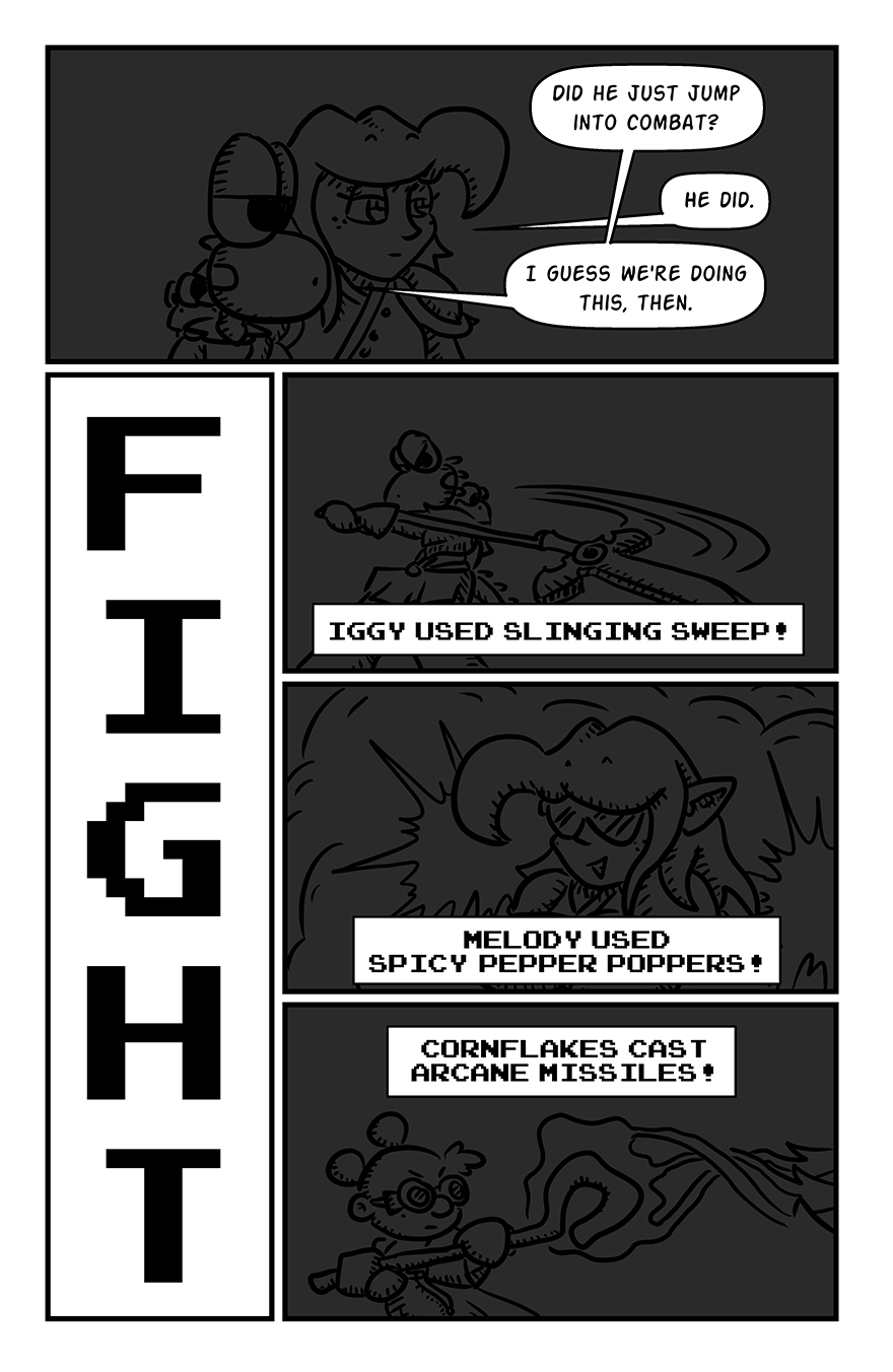 We're in the fight now!