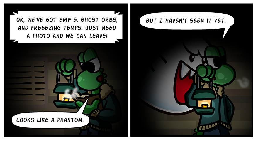 Spooky scary ghosty-kins send shivers down your spine.